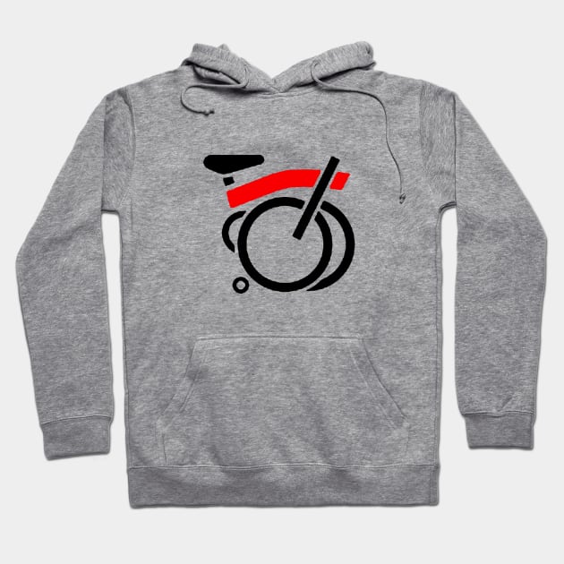 Bicycle Brompton Hoodie by nikobabin